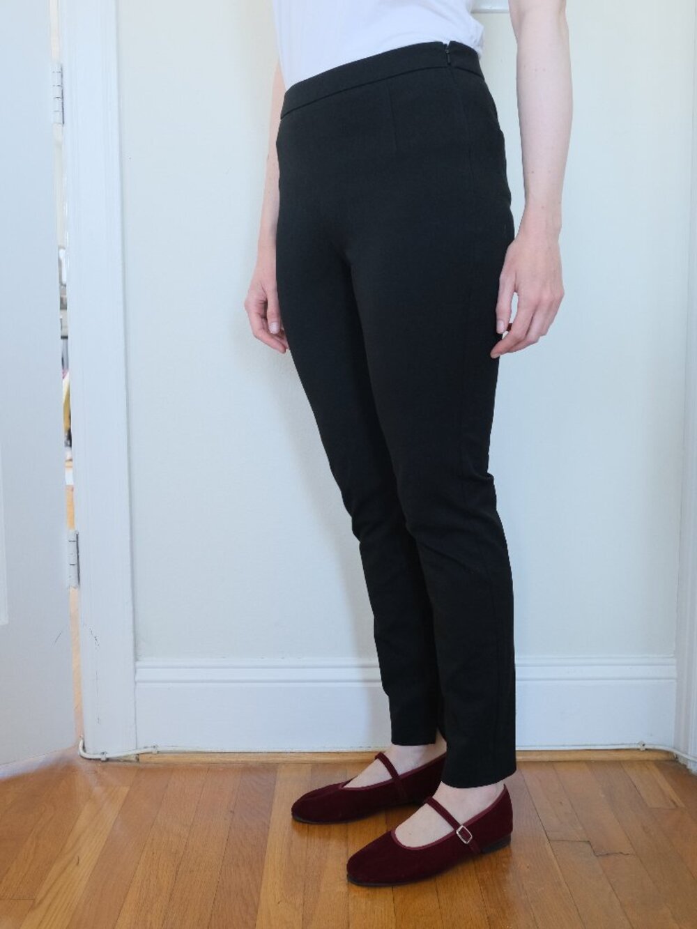 Reiss Black Slim Ankle Pants UK 12 / US 8